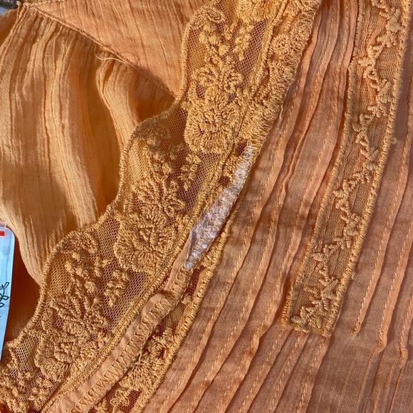 Free People Clemence Buttondown - Super Tropical Size XL - Picture 14 of 17